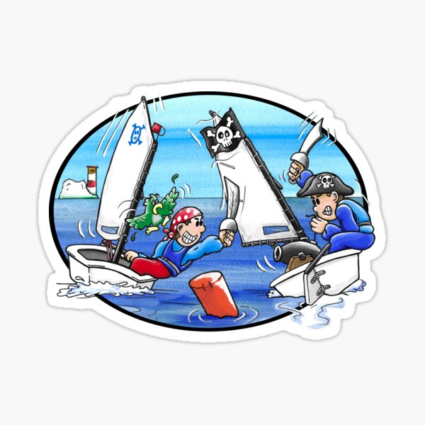 Friendly Rivalry! Oval Sticker