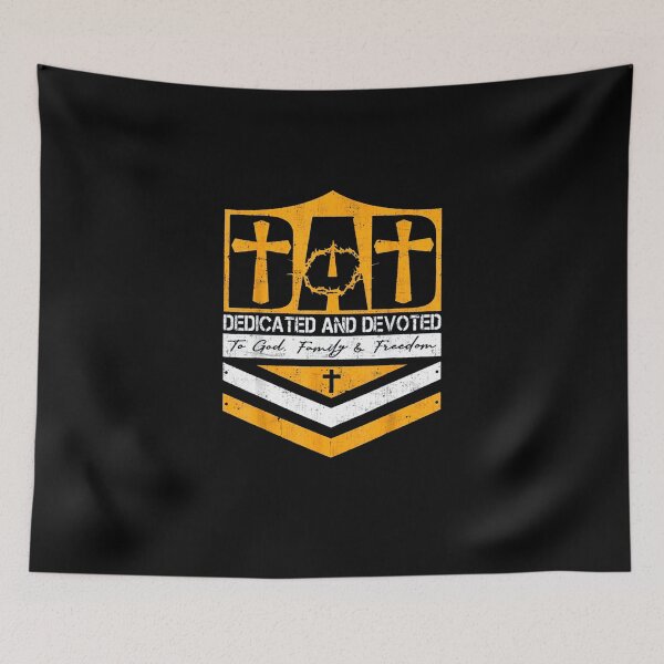 Item preview, Dad dedicated and devoted retro designed and sold by Matthew942.