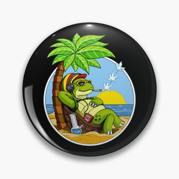 Item preview, Turtle Smoking Weed designed and sold by underheaven.