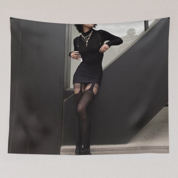 Item preview, Emo queen in downtown scene designed and sold by emoartwork.