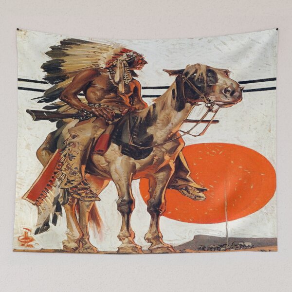 Item preview, Joseph Christian Leyendecker Indian Sunset designed and sold by Olivia-One.
