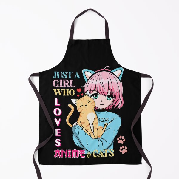 Item preview, Just A Girl Who Loves Anime And Cats designed and sold by nwaja-art.