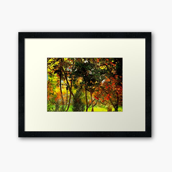 Autumnal decadence Framed Art Print