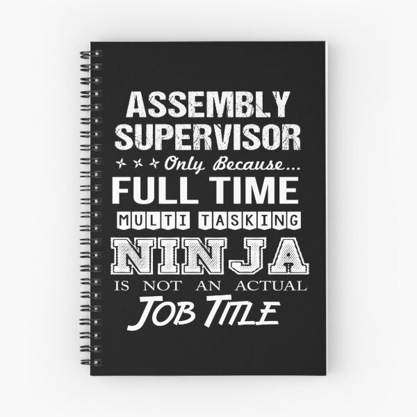 Item preview, Assembly Supervisor T Shirt - Multitasking Ninja Job Gift Item Tee designed and sold by watkinsmat.
