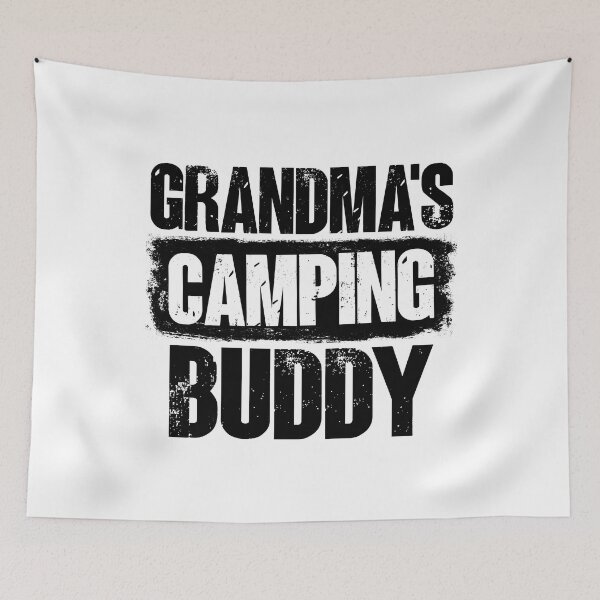 Item preview, Grandma's Camping Buddy Camper Outdoor Vacation Funny Grandma Grandson Gift designed and sold by WYGSTORE.