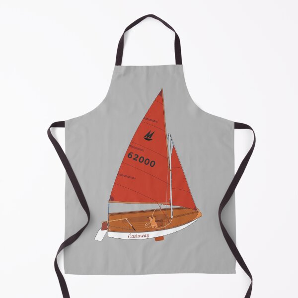 Item preview, Mirror Dinghy 62000 'Castaway' Perspective designed and sold by RedBubbleBath.