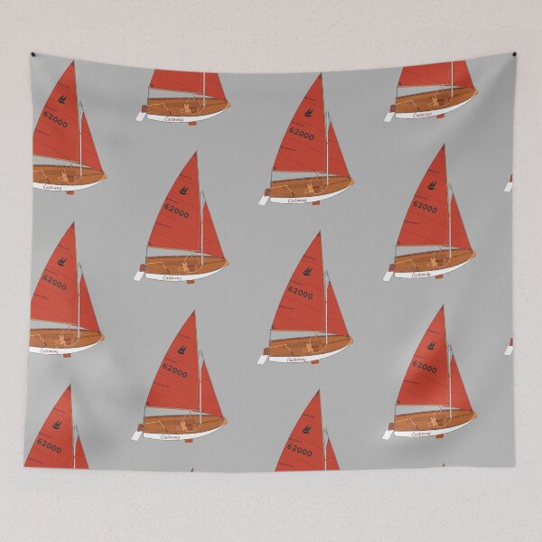 Item preview, Mirror Dinghy 62000 'Castaway' Perspective designed and sold by RedBubbleBath.