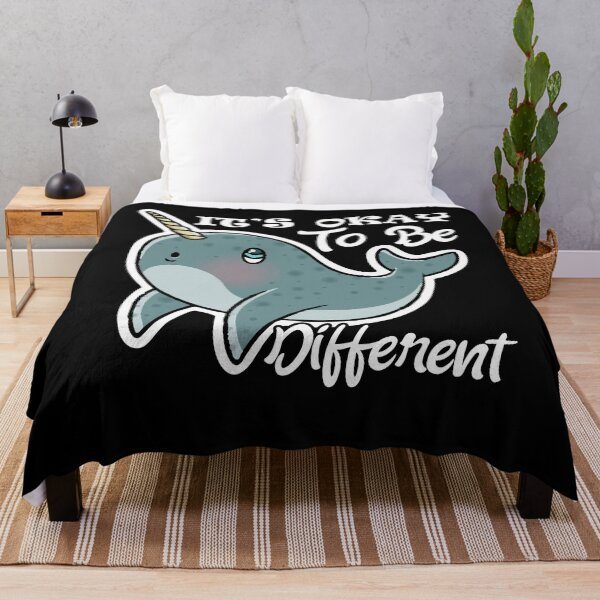 Item preview, Narwhal It's Okay To Be Different designed and sold by UnknownArtistt.