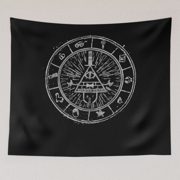 Item preview, For Mens Womens Bill Cipher Wheel Blackwhite Awesome For Movie Fans designed and sold by Rickiecharose.