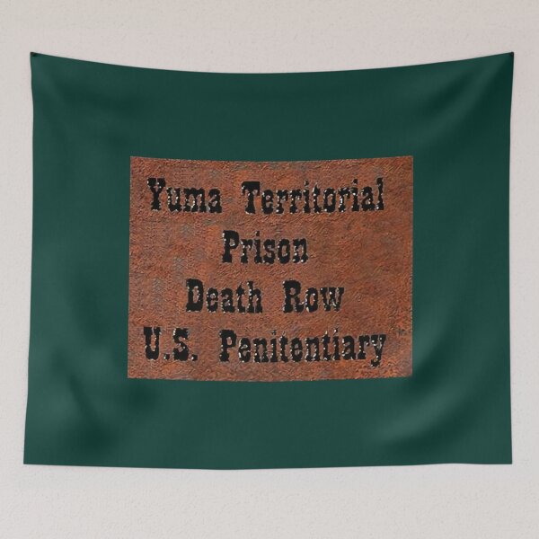 Item preview,  Old Tin Sign   Yuma Territorial Prison Death row designed and sold by MyAquad.