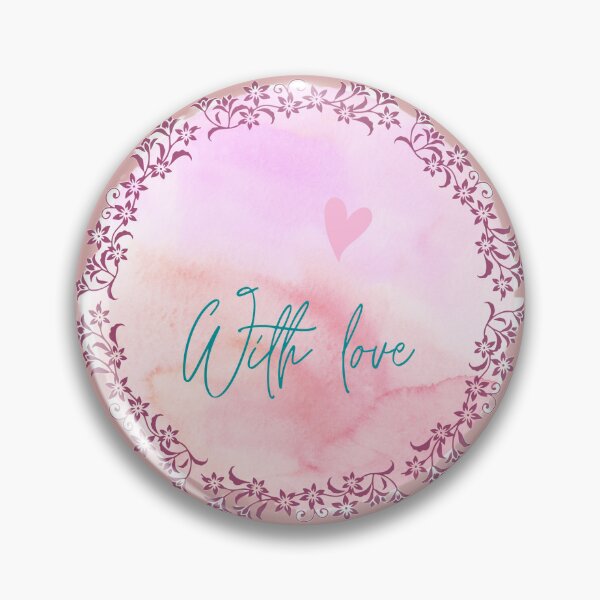 Item preview, Circular pink floral frame  with a pinkish design inside of the frame designed and sold by Arteartz.