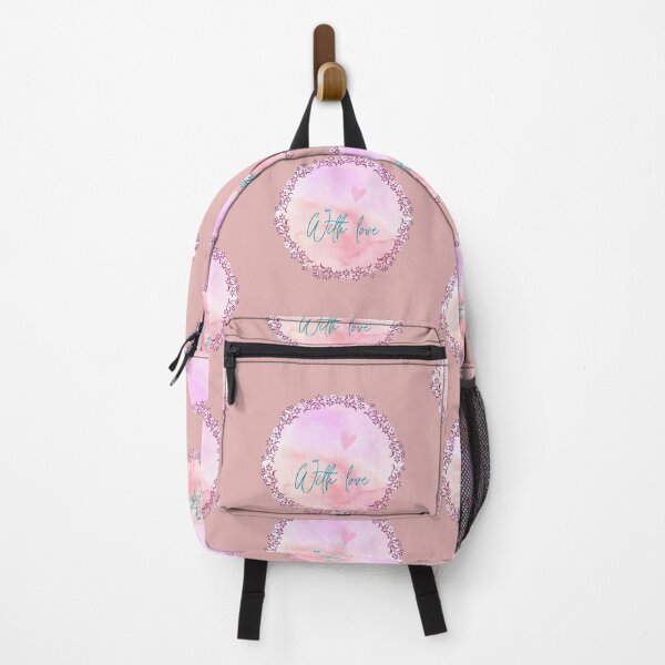 Item preview, Circular pink floral frame  with a pinkish design inside of the frame designed and sold by Arteartz.