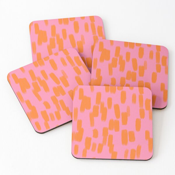 Item preview, Abstract, Pink with Orange Brush Strokes  designed and sold by OneThreeSix.