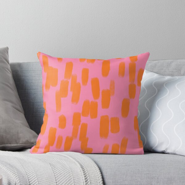 Item preview, Abstract, Pink with Orange Brush Strokes  designed and sold by OneThreeSix.