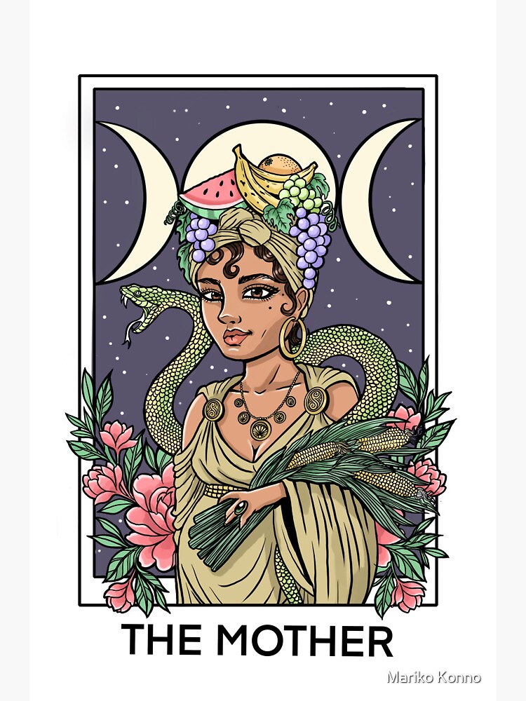 "Goddess The Mother" Sticker for Sale by Marikokonno Redbubble