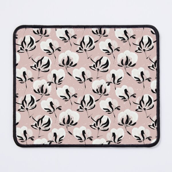 Item preview, Cotton Flowers Pink designed and sold by Maryna Riabko.
