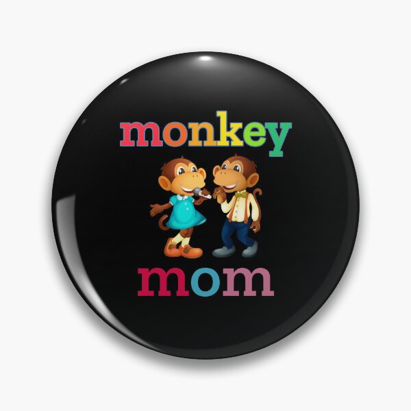 Item preview, monkey mom designed and sold by EverGlow Designs.
