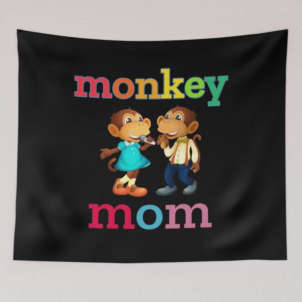Item preview, monkey mom designed and sold by EverGlow Designs.