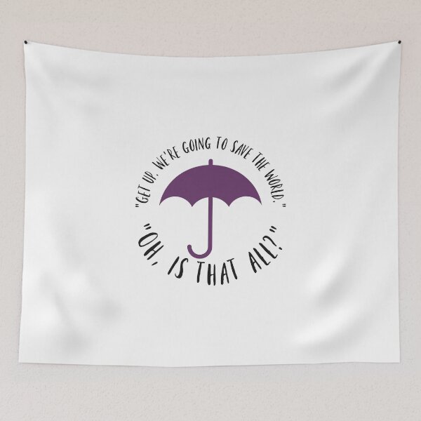 Item preview, The Umbrella Academy Save The World designed and sold by WellingtonAdams.