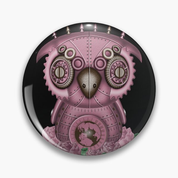 Item preview, Steampunk Owl, fantasy art designed and sold by LoneAngel.
