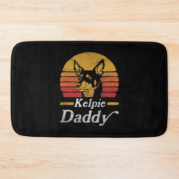 Item preview, Retro Vintage Australian Kelpie Daddy designed and sold by More Cute Dogs.