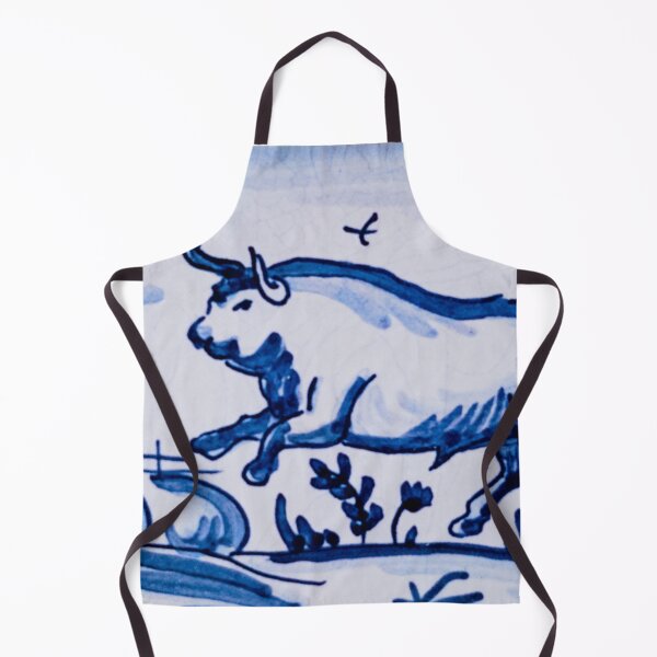 Item preview, BULLS - TORO - TILE - TILES - BLUE TILE - BULLS - RONDA - RONDA - SPAIN designed and sold by acapotevuelto.