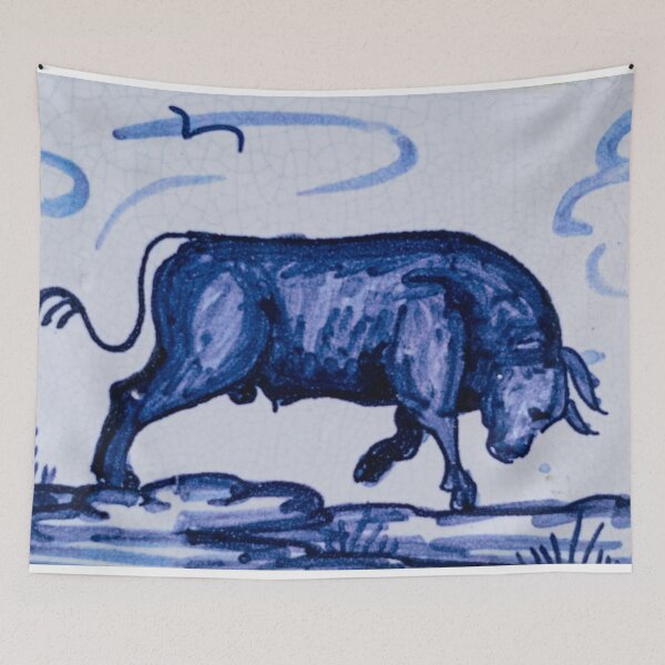 Item preview, BLUE BULL - BULLFIGHTING - RONDA - RONDA - SPAIN - ANDALUSIA - BULLS designed and sold by acapotevuelto.