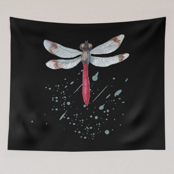Item preview, Colorful Dragonfly Wings Insect Art  designed and sold by Blok45.