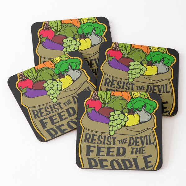Aperçu de l'œuvre Résistez au diable ! Nourrissez le peuple ! Pleine couleur créée et vendue par tarakarenar1.