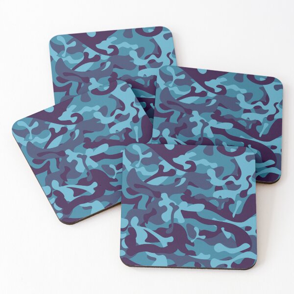 Item preview, Blue camo pattern designed and sold by Itzjustlife.