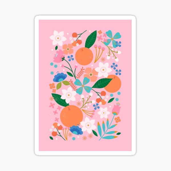 Orange Blossom Sticker