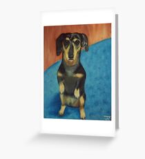 Begging Dog Greeting Card