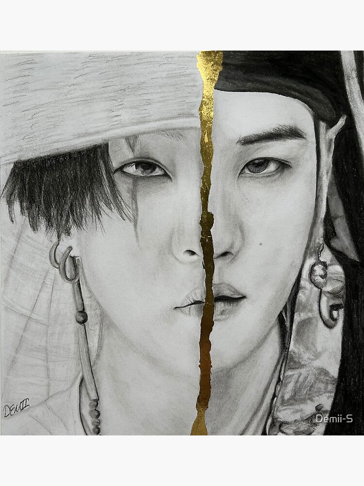 "Agust D Daechwita charcoal drawing" Poster for Sale by DemiiS Redbubble