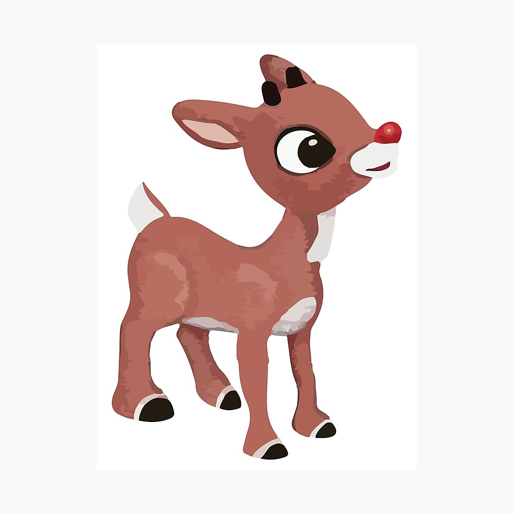 Classic Rudolph © GraphicLoveShop Poster