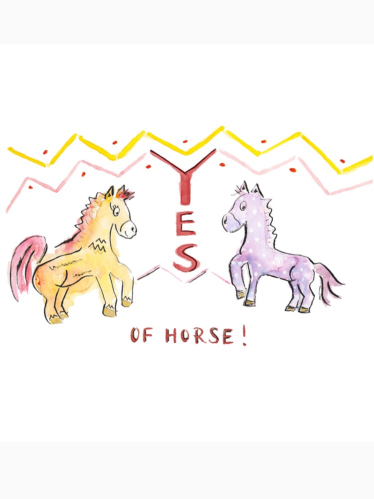 Yes of horse! by yanak