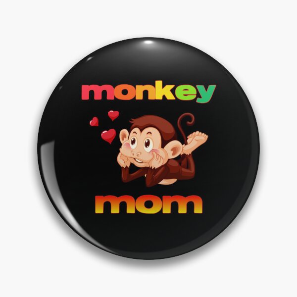 Item preview, monkey mom designed and sold by EverGlow Designs.