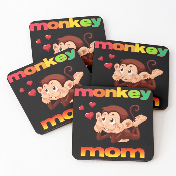 Item preview, monkey mom designed and sold by EverGlow Designs.