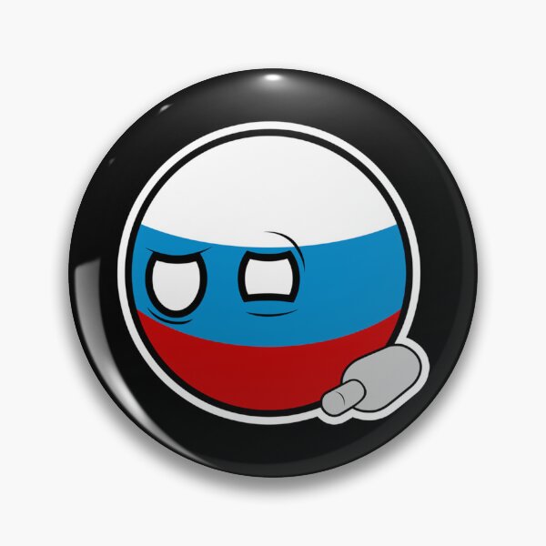 Item preview, Russiaball with empty bottle  Polandball Countryball   designed and sold by RobinsonBevis.