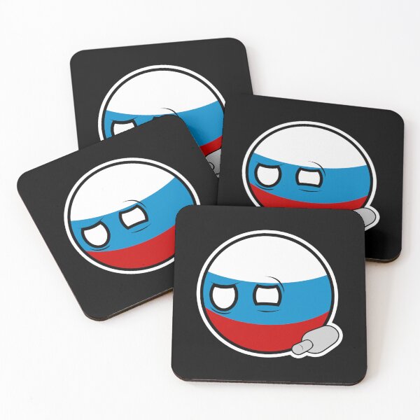 Item preview, Russiaball with empty bottle  Polandball Countryball   designed and sold by RobinsonBevis.