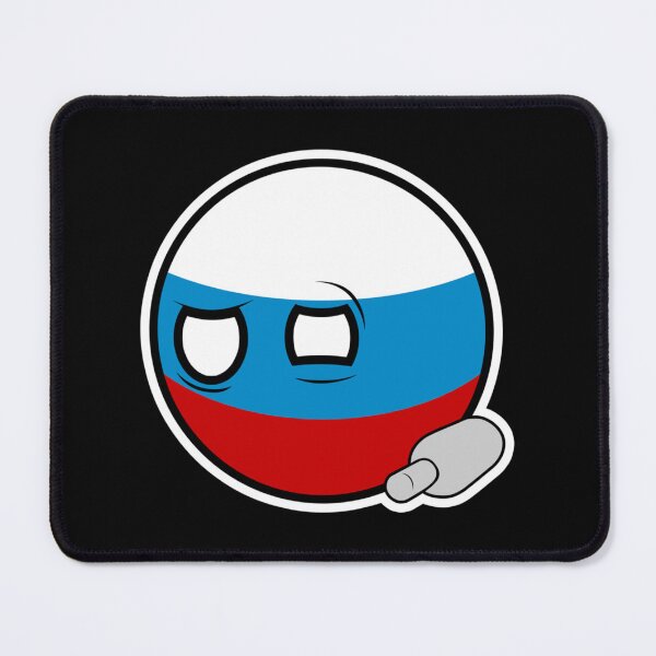 Item preview, Russiaball with empty bottle Polandball Countryball designed and sold by RobinsonBevis.