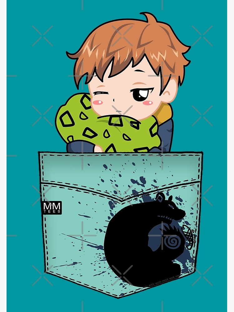 "KING SEVEN 7 DEADLY SINS ANIME MANGA Nanatsu no Taizai POCKET Grizzly