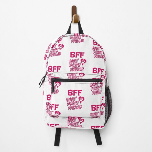 Item preview, 'BFF Best Furry Friend' (White) designed and sold by The Button Gal.
