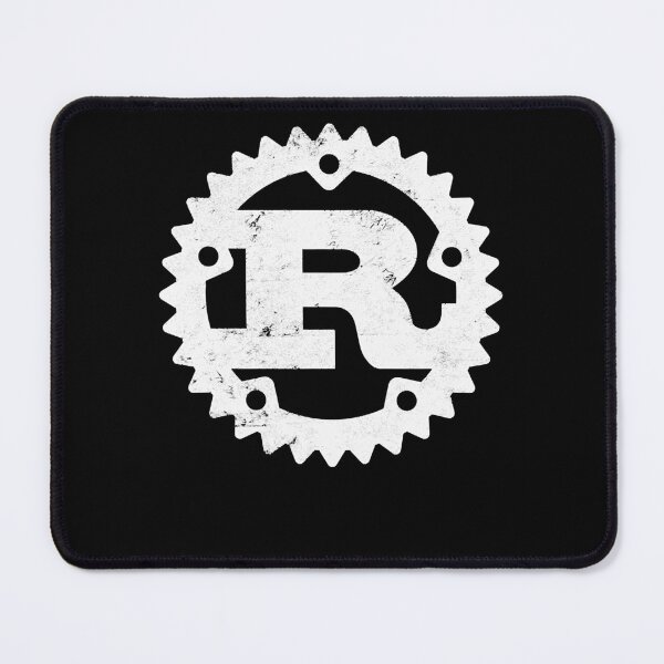 Item preview, Rust Programming logo print distressed  designed and sold by yasukobeulah1u.