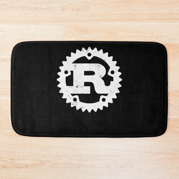 Item preview, Rust Programming logo print distressed  designed and sold by yasukobeulah1u.