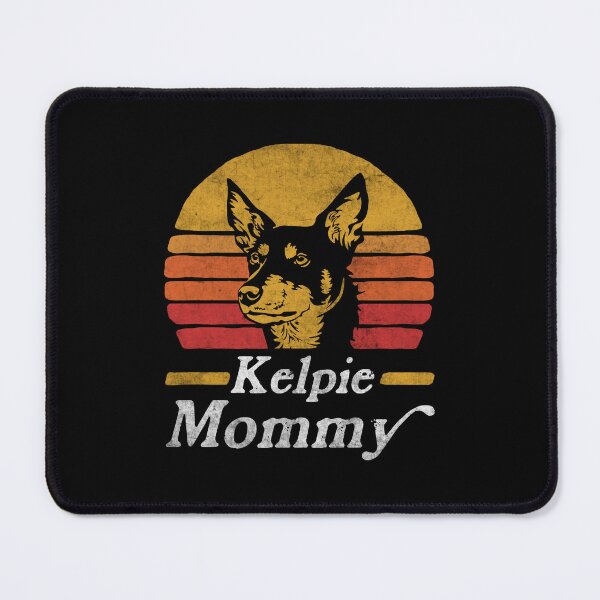 Item preview, Retro Vintage Australian Kelpie Mommy designed and sold by More Cute Dogs.
