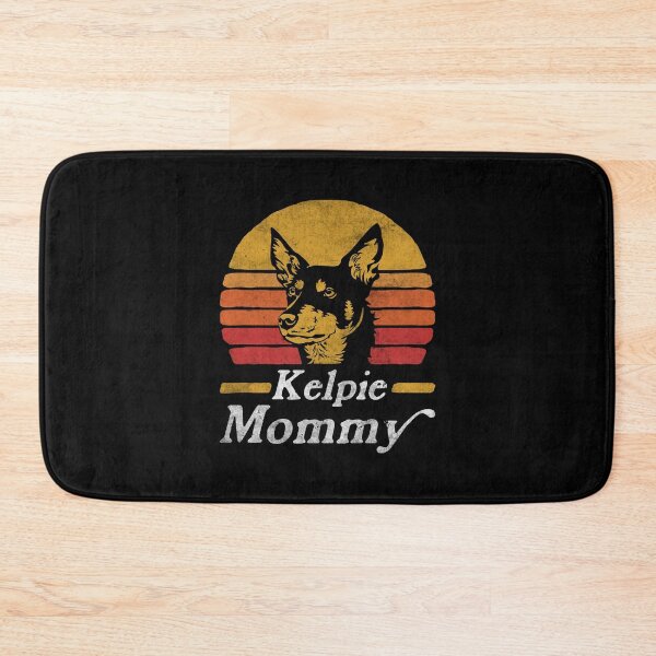 Item preview, Retro Vintage Australian Kelpie Mommy designed and sold by More Cute Dogs.