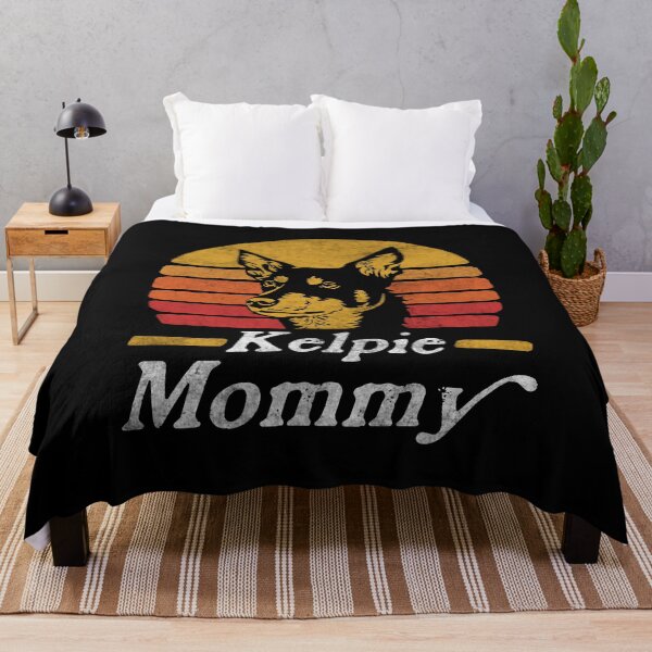 Item preview, Retro Vintage Australian Kelpie Mommy designed and sold by More Cute Dogs.