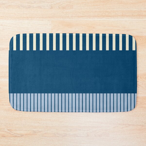 Item preview, Colour Pop Stripes - Dark Blue, Light Blue and Cream designed and sold by LAEC-Shop.