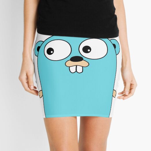 Golang Gopher Mini Skirt