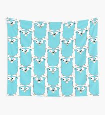 Golang Gopher Wall Tapestry
